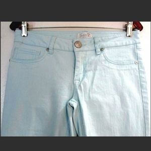 SEVEN 7 AQUA STRETCH COTTON SKINNY JEANS  Size 6